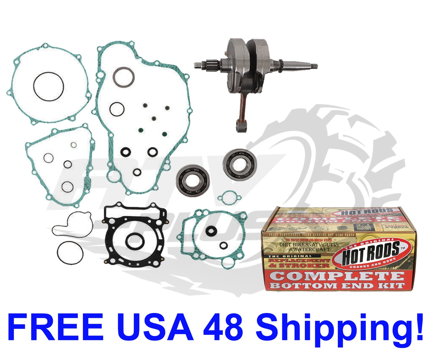 YFZ 450 ATV_20042009 Yamaha Crankshaft Bottom End Rebuild Kit (NO R or X Models eBay