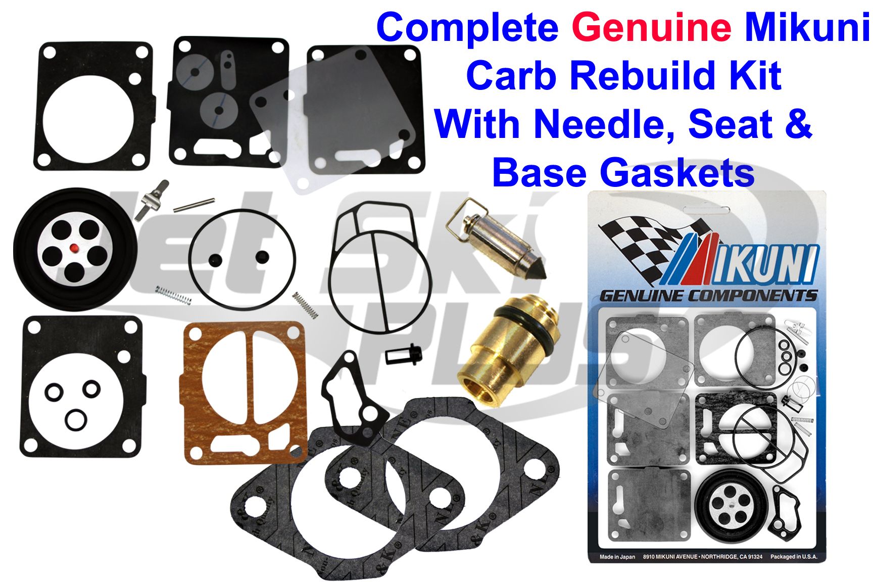 Yamaha Mikuni Carburatore Ricostruzione Kit & Base Guarnizione - Foto 6