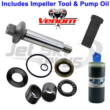 SeaDoo Jet Pump Rebuild Kit w Shaft & Tool 951 05-07 3D, 99 GSX Ltd & 02 LRV DI