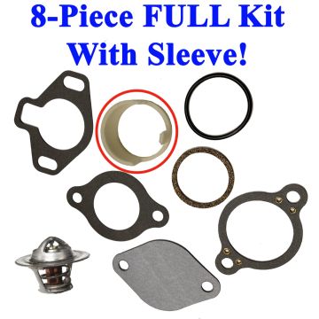 Thermostat Kit MerCruiser w Sleeve 160° 4.3L 5.0L 5.7L 7.4L 8.2L '87-Up 807252Q5