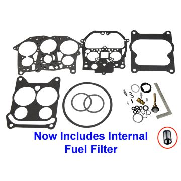 Rochester Quadrajet Marine Carb Carburetor Rebuild Kit Mercruiser Volvo OMC