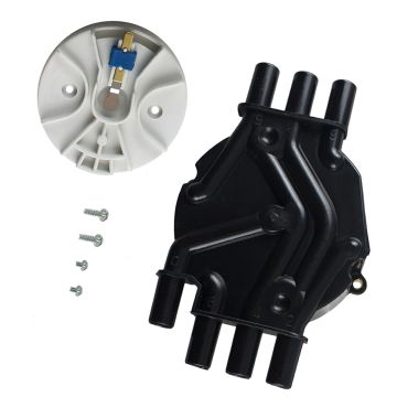 MerCruiser V6 4.3L Distributor Cap & Rotor Kit 8M6001222 898253T28 898253T23 