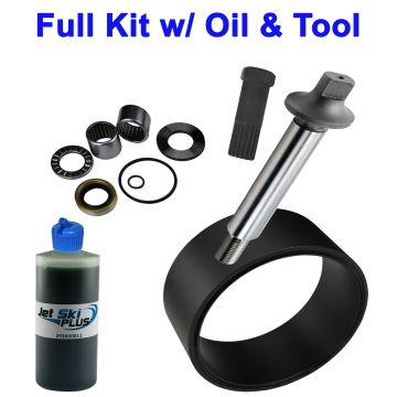 SeaDoo Jet Pump Rebuild Kit Wear Ring Shaft Oil & TOOL 02-05 GTI, LE RFI LE RFI