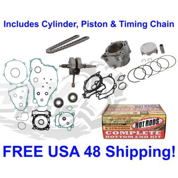 YFZ 450 ATV 2004-2009 Yamaha Engine Rebuild Kit Piston Cylinder & T Chain NO R X