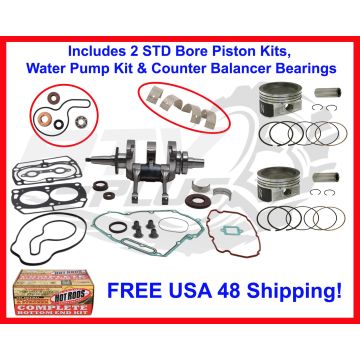 Sportsman 700_2002-09_Polaris_Engine Rebuild Kit Crank Pistons & WP & C-Bal Bear