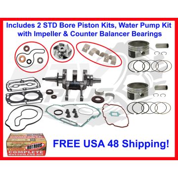 Ranger 700__2005-2009_Polaris_Engine Rebuild Kit Crank Pistons, C-Bal Bear & WP+