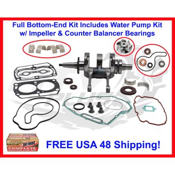 Ranger 700_2005-2009_Polaris_Crankshaft_FULL Bottom End Rebuild Kit & WP +Extras