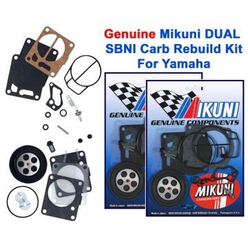 Genuine Mikuni Dual Carb Carburetor Rebuild Kit Yamaha GP800 GP800R Xl800 XLT800