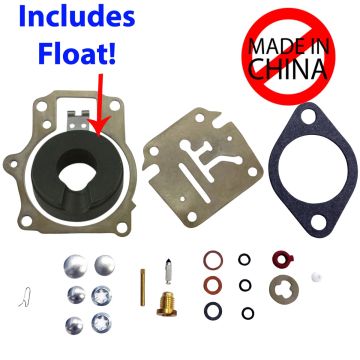 Johnson Evinrude Carb Rebuild Kit FLOAT 18 20 25 28 30 35 40 50 55 60 65 70 HP