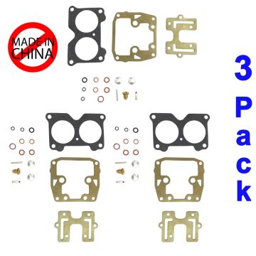 Johnson Evinrude Triple Carb Carburetor Rebuild Kit 150 155 175 185 200 235 HP 