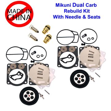 Yamaha Dual Mikuni Carburetor Rebuild Kit & Needle/Seat GP XL XLT 800 R 