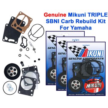 Genuine Mikuni Triple Carb Carburetor Rebuild Kit Yamaha GP GPR XL XLT 1200