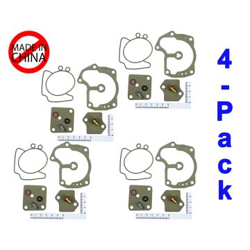 Johnson Evinrude 4-PACK V4 Looper Carburetor Rebuild Kit 120 130 135 140 250 HP