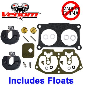 Yamaha Outboard Carburetor Repair Kit w FLOATS 115-225 HP 1986-1995 6E5-W0093-06