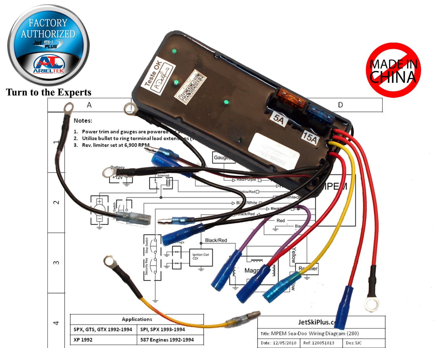 SeaDoo MPEM 278000070 278000413 (New) JetSkiPlus# z-SD280-za