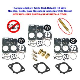 1992 Polaris Trail Boss 250 Parts Carburetor Rebuild Kit For 1989-1992 Polaris Indy 500 (488cc Liquid-Cooled) Sportsman 500 Ho Carburetor - Foto 3