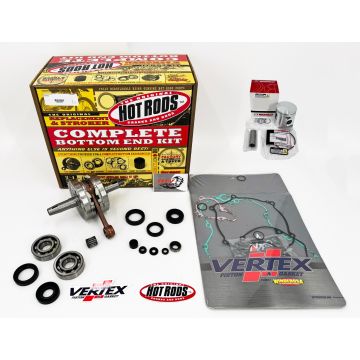 KX125 2003 Kawasaki Crankshaft Gaskets Bottom End Rebuild Kit w/ Wiseco Piston