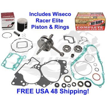 RM85 2002-2020 Suzuki Engine Rebuild Kit Crankshaft, Gaskets, Wiseco Piston