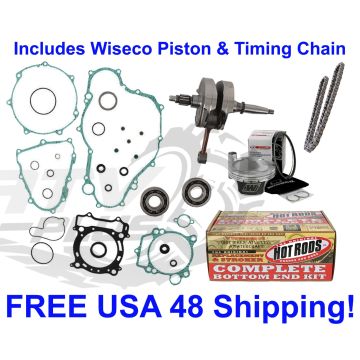 YFZ 450 ATV 2004-2009 Yamaha Engine Rebuild Kit w/ Wiseco & T Chain (NO R or X)