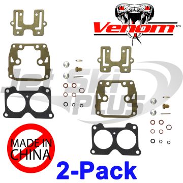 Johnson Evinrude Dual Carb Carburetor Rebuild Kit 85 90 100 115 125 140HP