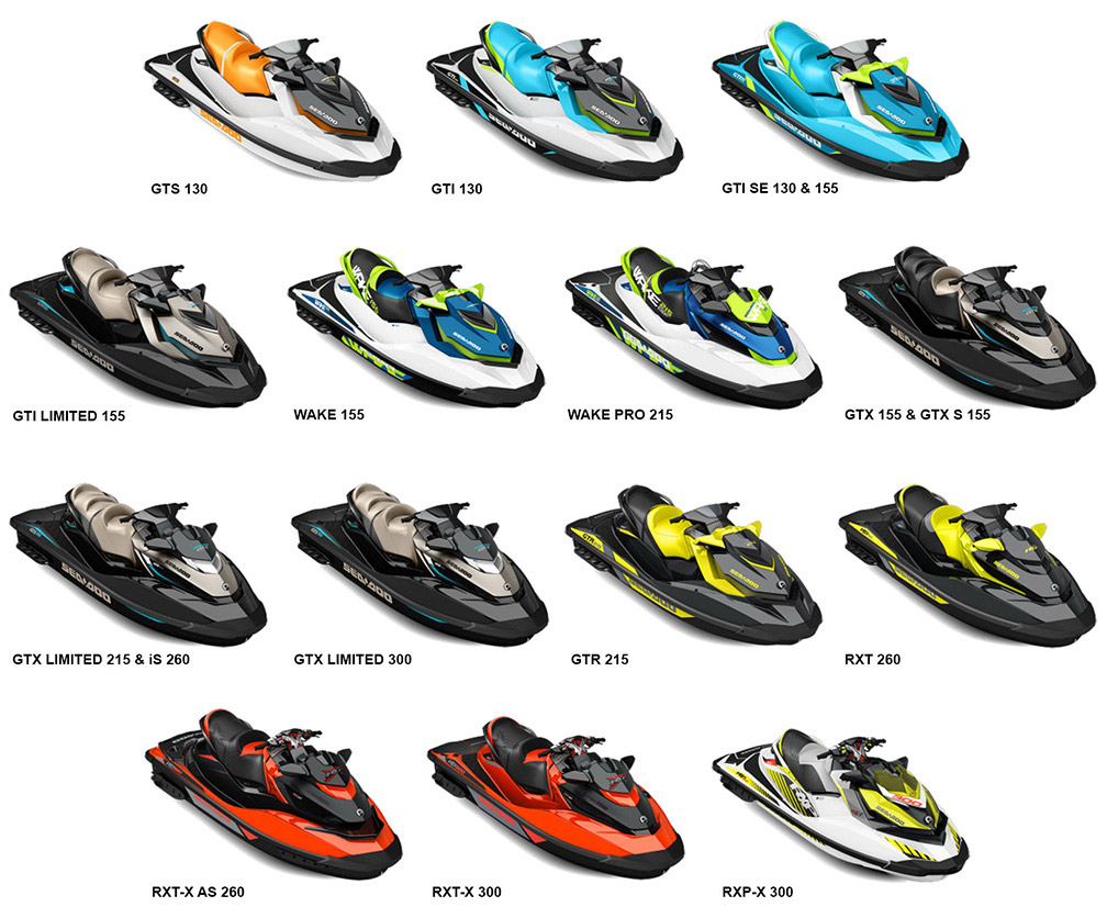 2016 SeaDoo Full Line