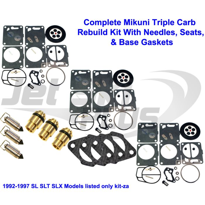 Polaris Carb Rebuild Kit JSP10001 (New) JetSkiPlus zMK001 (X3