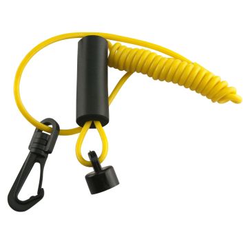 SeaDoo Clip-on Non DESS High-Vis Yellow Lanyard Safety Tether Key New Floating