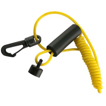 NEW Floating Safety Lanyard Ignition Cap Key Stop Kill Switch Yellow Fit SeaDoo
