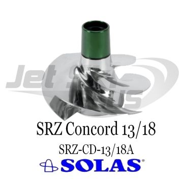 Solas Concord SRZ Series SeaDoo 2009-Up RXP RXT GTX 215 HP Impeller 13-18 Pitch