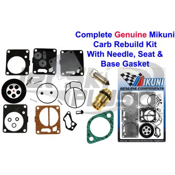 SeaDoo Genuine Mikuni Carb Rebuild Kit  Needle Seat & Base Gasket GTS SP SPI 587