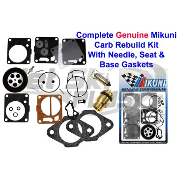 Yamaha Genuine Mikuni Carb Rebuild Kit-Needle/Seat-Base Gasket Wave Runner III