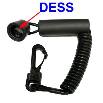 NEW SeaDoo Clip-Style Floating DESS Key Safety Lanyard