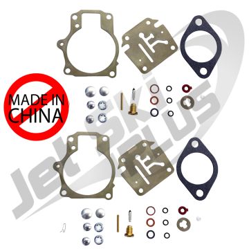 Johnson Evinrude Dual Carb Carburetor Repair Rebuild Kit 18 20 25 28 30 35 40 HP