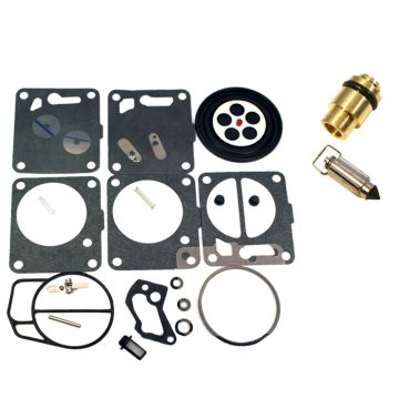 SeaDoo Single Carb Mikuni Carburetor Rebuild Kit & Needle/Seat GS GSI