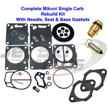 Yamaha Mikuni Carburetor Rebuild Kit-Needle/Seat Base Gasket Superjet 650